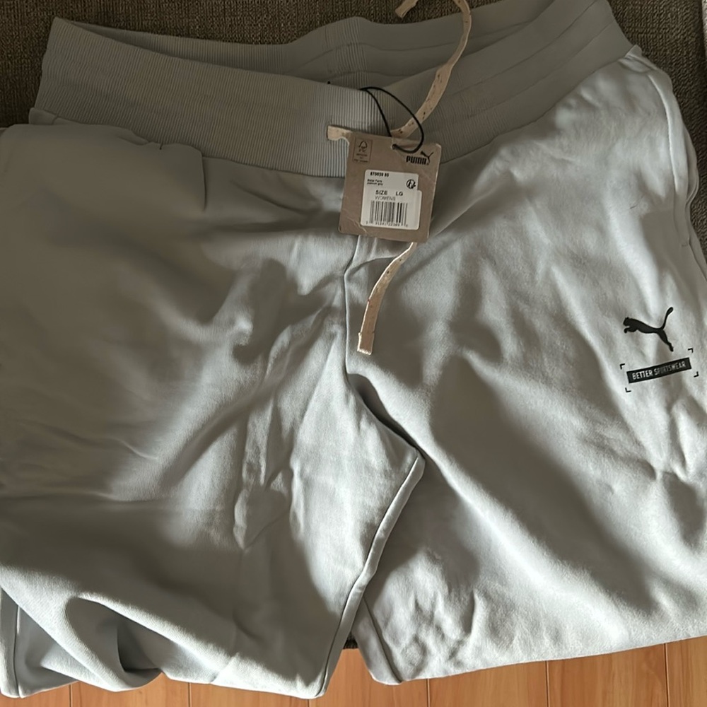 Puma light blue sweatpants